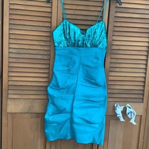 Turquoise dress